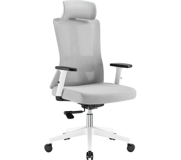  Ttap Oxford Plus Mesh Tilting Executive Chair - Grey 