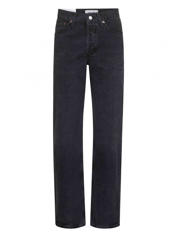  Agolde Agolde | Black Denim V-waist Kelly Jeans | Women | 26 