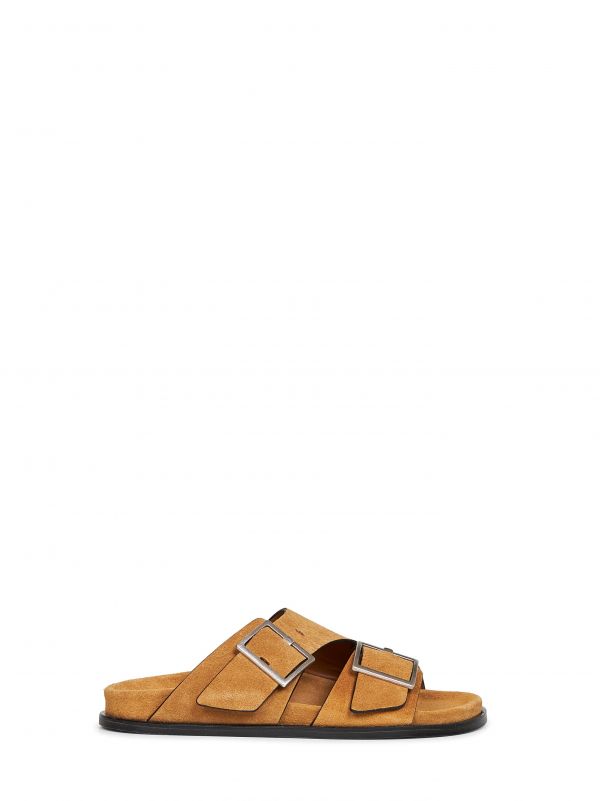  Alohas Alohas | Tan Suede Alba Sandals | Women | 36 
