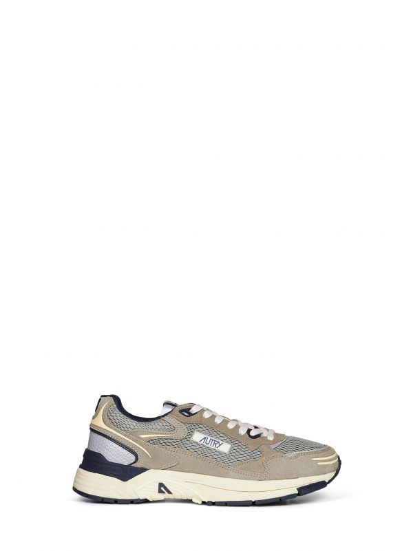  Autry Autry | Green Mesh And Suede Hyperway Sneakers | Man | 39 