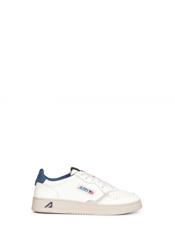  Autry Autry | White Grained Leather Medalist Low Sneakers | Man | 46 