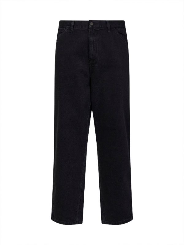  Carhartt Wip Carhartt Wip | Black Denim Single Knee Jeans | Man | 30 