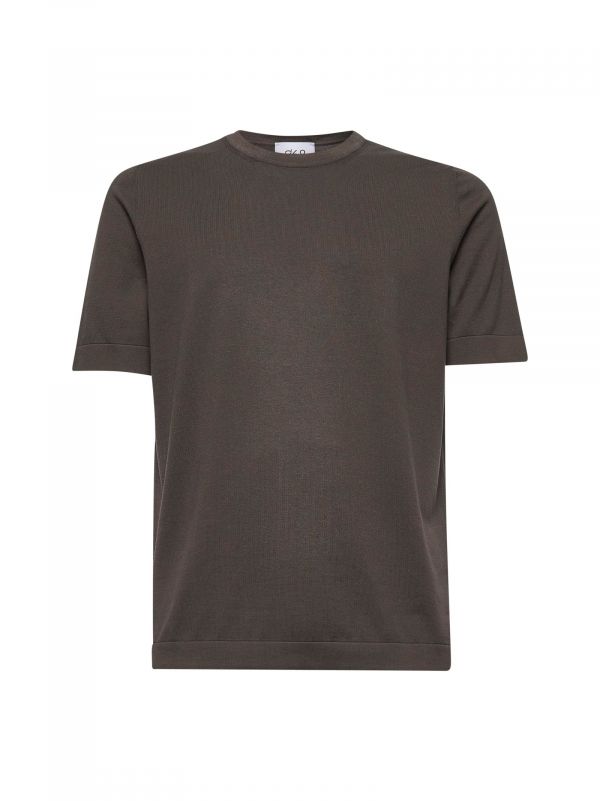  D 4.0 D 4.0 | Brown Cotton Knit T-shirt | Man | 48 