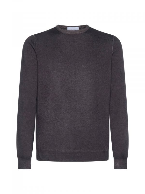  D 4.0 D 4.0 | Brown Wool Crewneck Sweater | Man | 46 