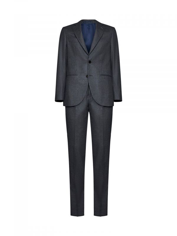  D 4.0 D 4.0 | D4.0 Grey Pinstripe Suit | Man | 46 