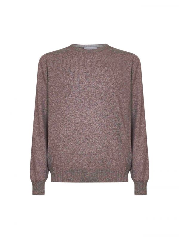  D 4.0 D 4.0 | Dark Grey Wool And Cashmere Blend Crewneck Sweater | Man | 48 