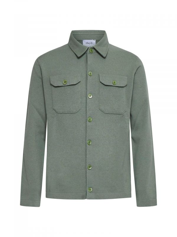  D 4.0 D 4.0 | Green Cashmere Shirt Jacket | Man | 50 