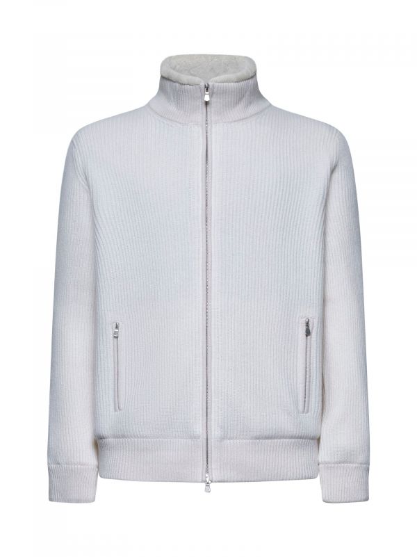  D 4.0 D 4.0 | Ivory Zip-up Jacket | Man | 52 