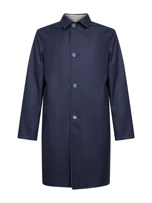  D 4.0 D 4.0 | Two-tone Reversible Single-breasted Coat | Man | 56 