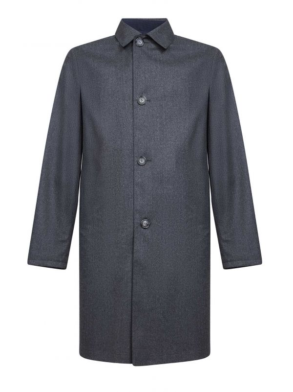  D 4.0 D 4.0 | Two-tone Reversible Single-breasted Coat | Man | 48 