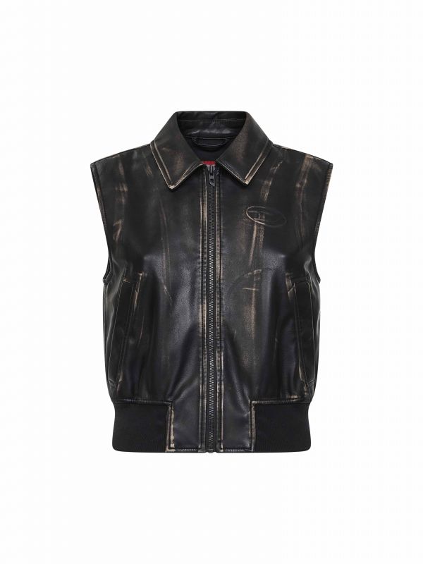  Diesel Diesel | Brown G-inko Bomber Vest | Women | 44 