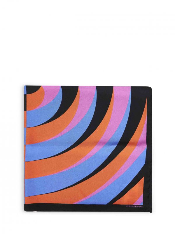  Dries Van Noten Dries Van Noten | Graphic-print Silk Square Scarf | Women | Pz 