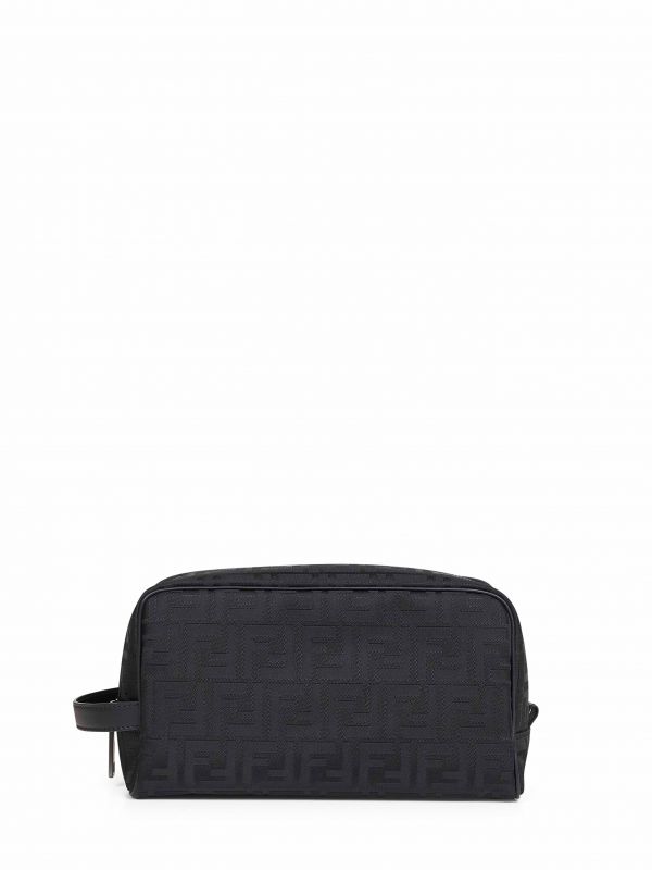  Fendi Fendi | Black Ff Toiletry Case Medium | Man | Pz 