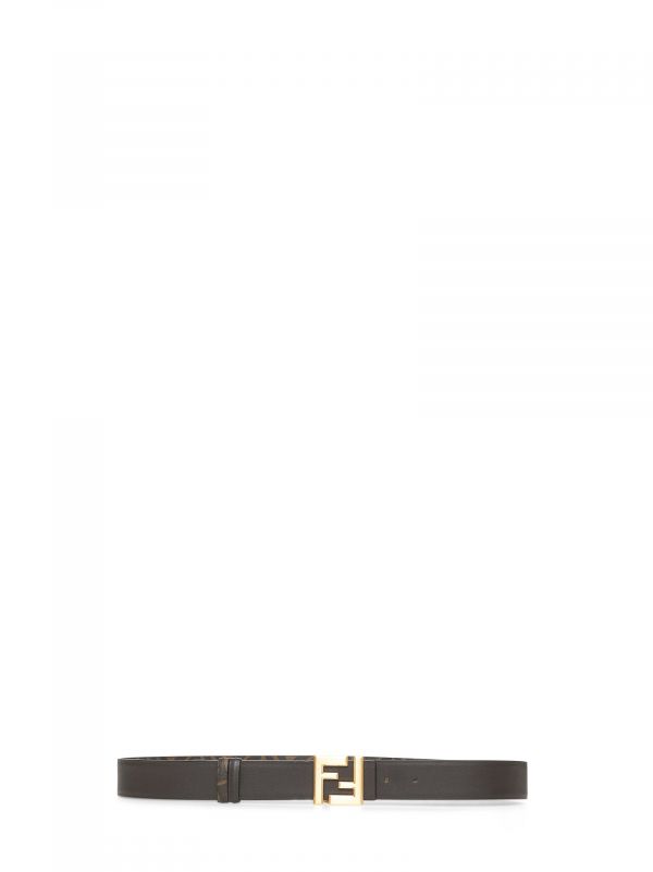  Fendi Fendi | Brown Squared Ff Reversible Belt | Man | 90 