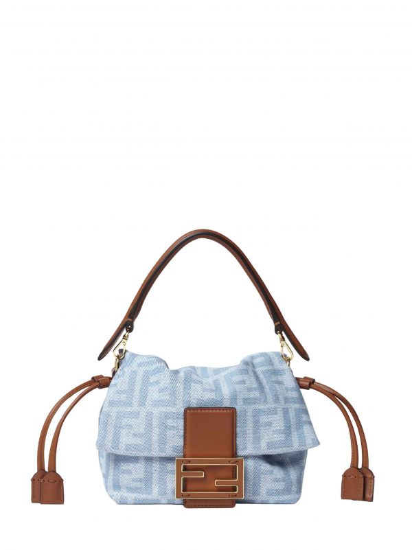  Fendi Fendi | Light Blue Mamma Baguette Small Mini Bag | Women | Pz 