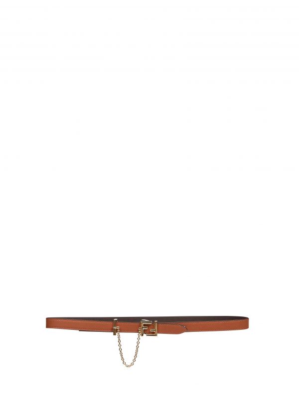  Fendi Fendi | Two-tone Leather Reversible Ff Belt | Women | 75 