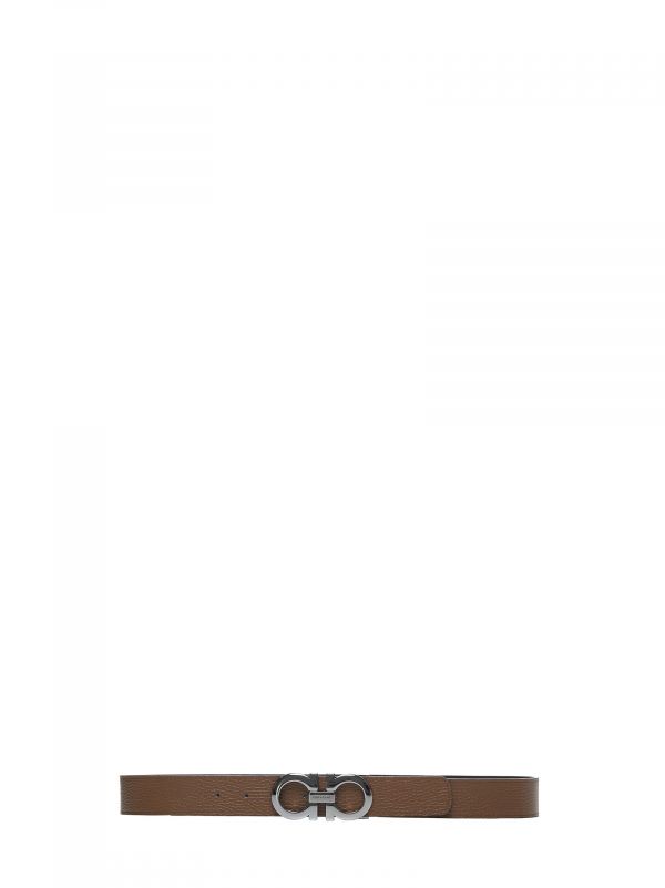  Ferragamo Ferragamo | Gancini Reversible Leather Belt By Ferragamo | Man | 95 