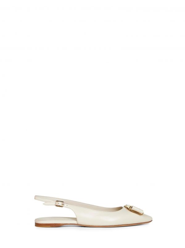  Ferragamo Ferragamo | Mascarpone Flat Slingbacks With Vara Plate | Women | 5.5 