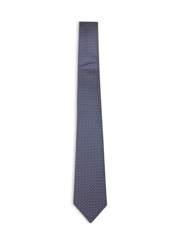  Giorgio Armani Giorgio Armani | Midnight Blue Jacquard Silk Tie | Man | Pz 