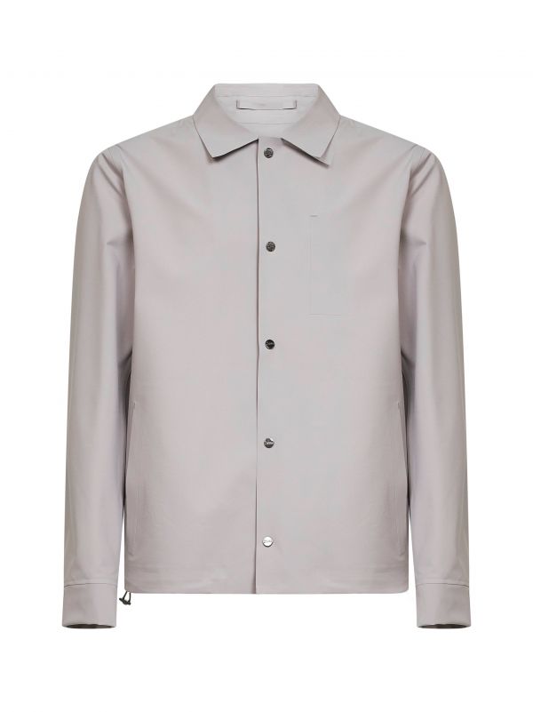  Herno Herno | Grey Double Bi-stretch Essence Shirt Jacket | Man | 46 
