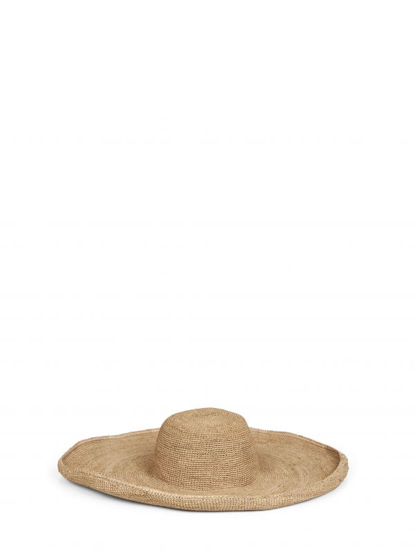  Ibeliv Ibeliv | Tea Raffia Izy Wide-brimmed Hat | Women | Pz 