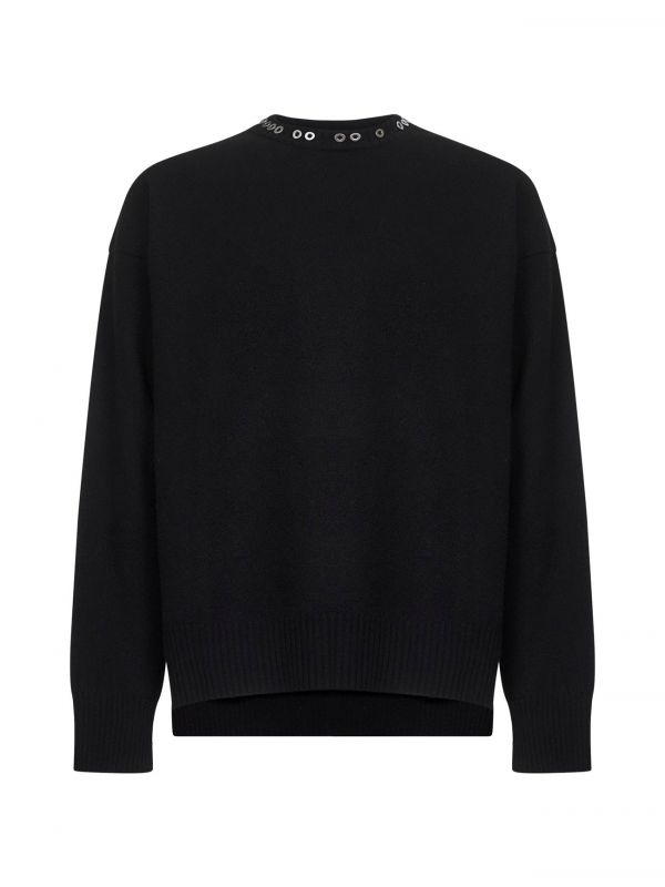  Jil Sander Jil Sander | Black Lightweight Wool Crewneck Sweater | Man | 50 