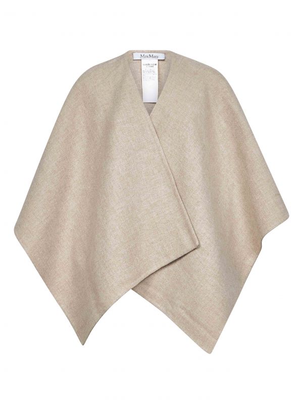  Max Mara Accessori Max Mara Accessori | Beige Double Serra Poncho | Women | Pz 