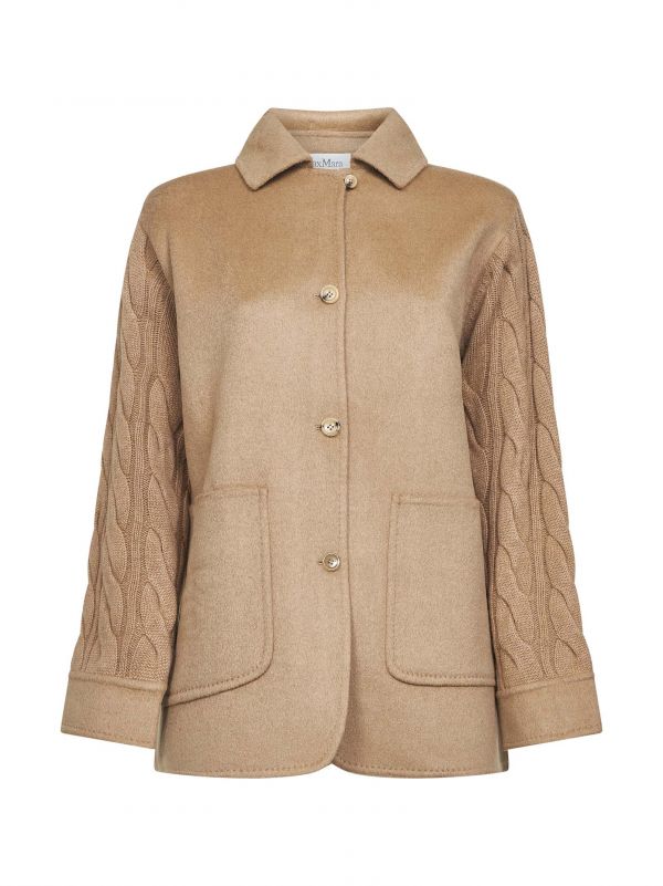  Max Mara Max Mara | Camel Double Fabric Tacco Overshirt | Women | Xs 