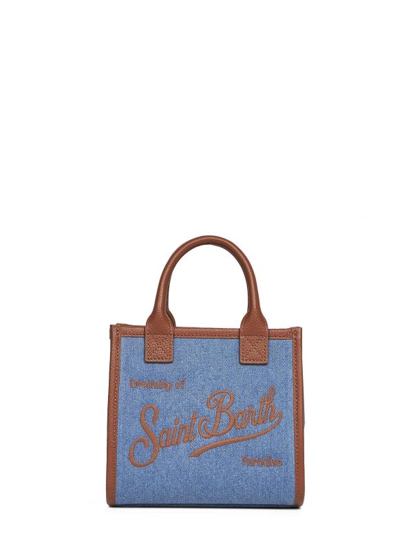  Mc2 Saint Barth Mc2 Saint Barth | Blue Vanity Bag Mini Handbag With Shoulder Strap | Women | Pz 