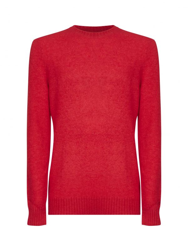  Mc2 Saint Barth Mc2 Saint Barth | Red Stretch Alpaca Knit Regent Sweater | Man | M 