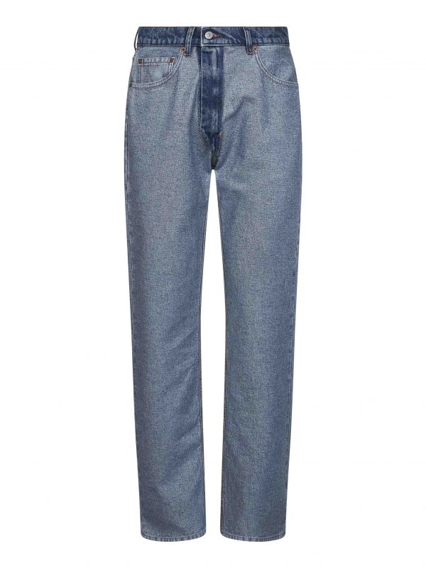  Mm6 Mm6 | Blue Denim Inside Out-effect Jeans | Man | 28 
