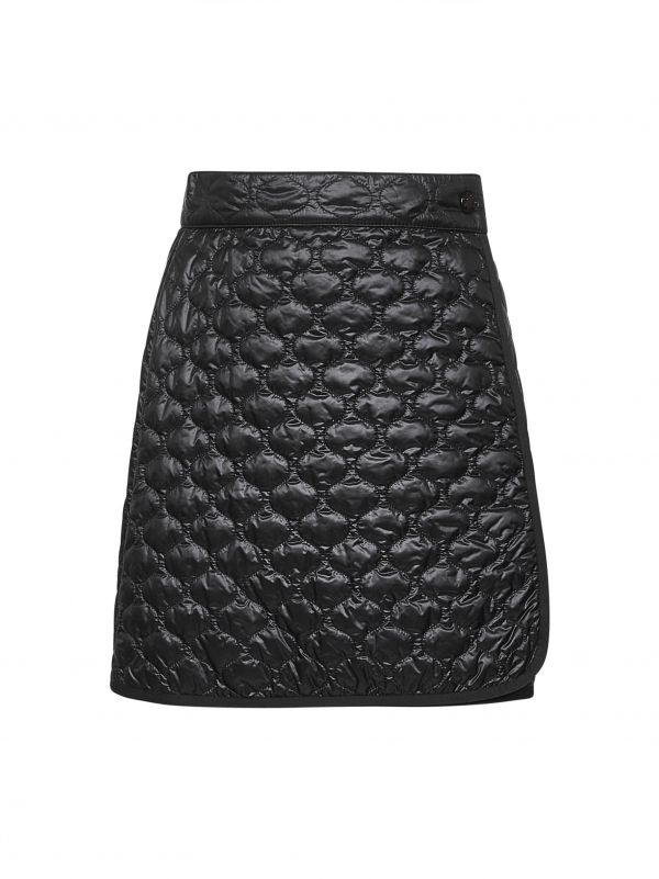  Moncler Moncler | Black Padded Miniskirt | Women | 38 