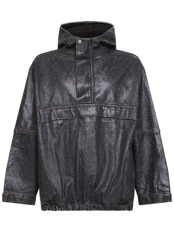  Pdf Pdf | Sacco Spotted Denim Hooded Anorak Jacket | Man | L 