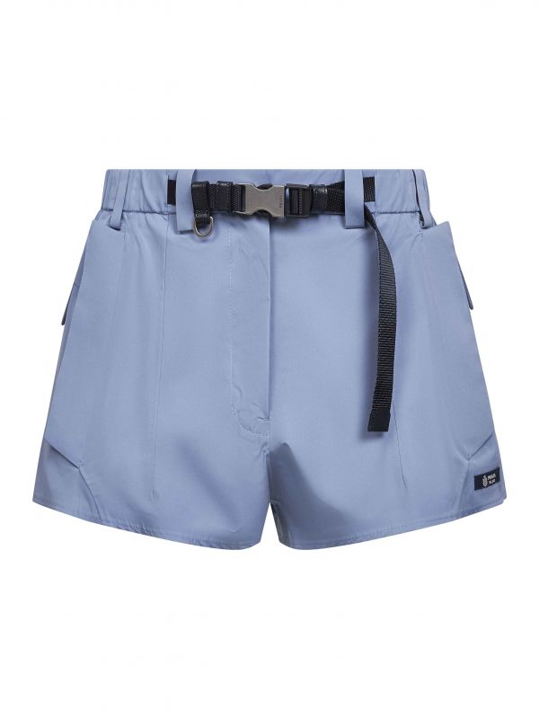  Prada Abbigliamento Prada Abbigliamento | Light Blue Technical Canvas Shorts | Women | 40 