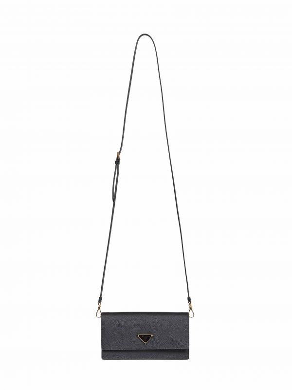  Prada Accessori Pelletteria Prada Accessori Pelletteria | Black Mini Bag With Shoulder Strap | Women | Pz 