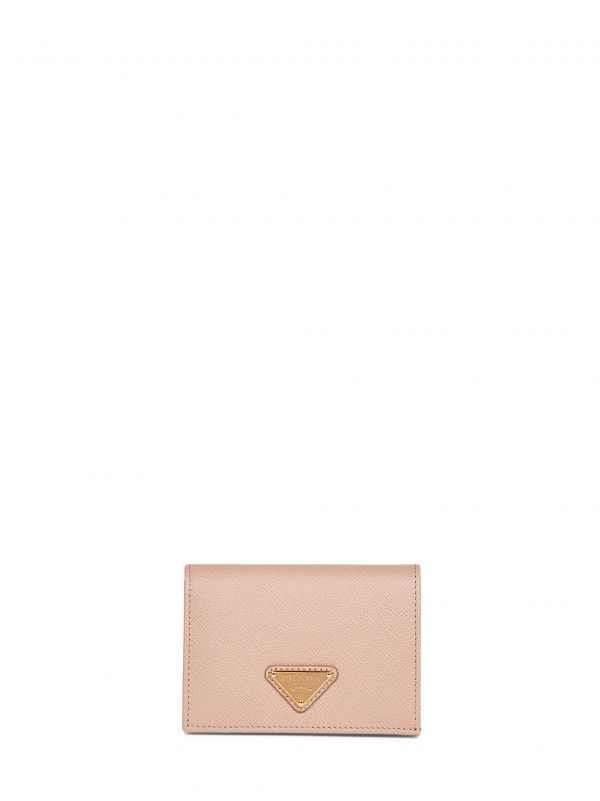  Prada Accessori Pelletteria Prada Accessori Pelletteria | Powder Pink Saffiano Small Wallet | Women | Pz 