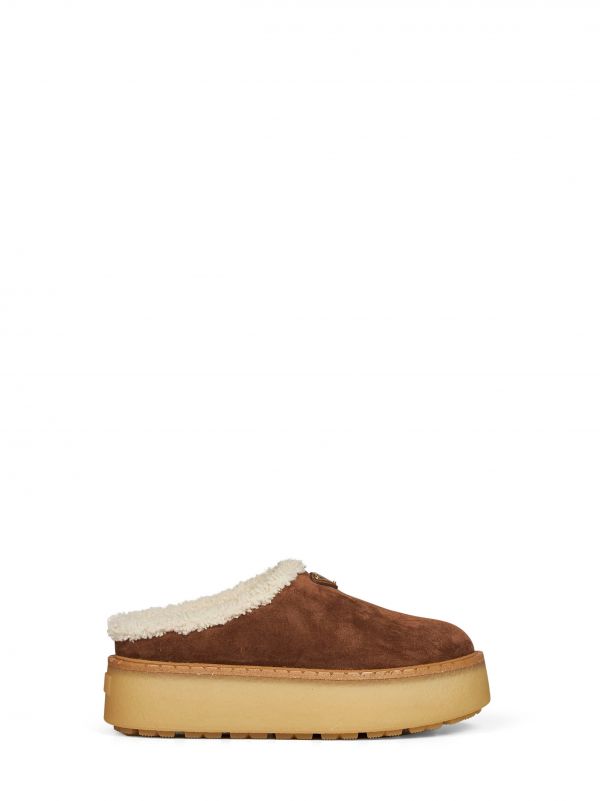  Prada Calzature Prada Calzature | Cocoa Suede Slippers | Women | 36 