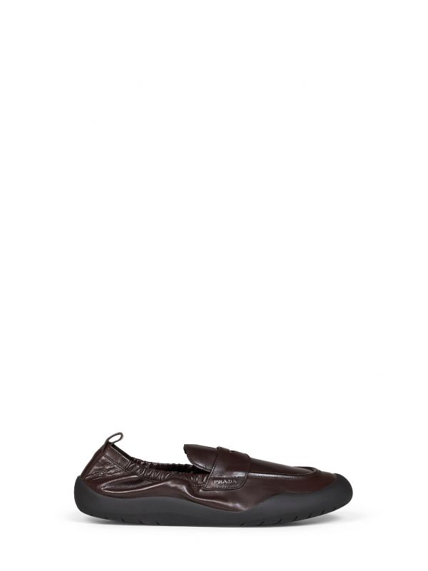  Prada Calzature Prada Calzature | Dark Brown Leather Speedrock Loafers | Man | 5 
