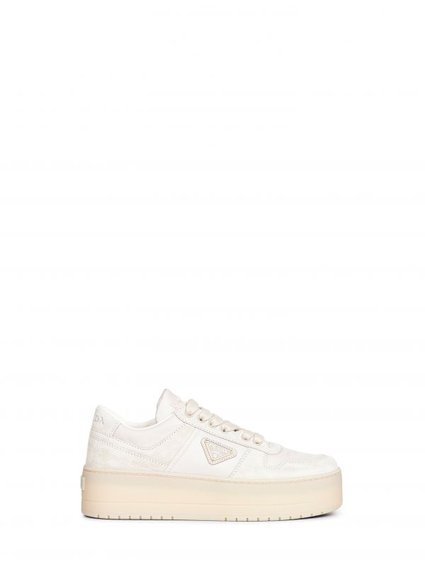  Prada Calzature Prada Calzature | Ivory Downtown Bold Sneakers | Women | 38.5 