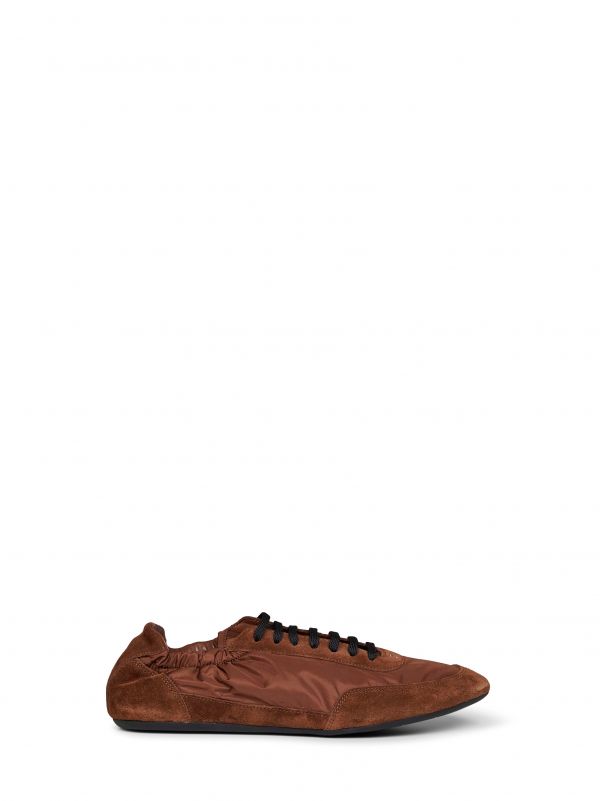  Prada Calzature Prada Calzature | Rosewood Brown Collapse Sneakers | Man | 5 