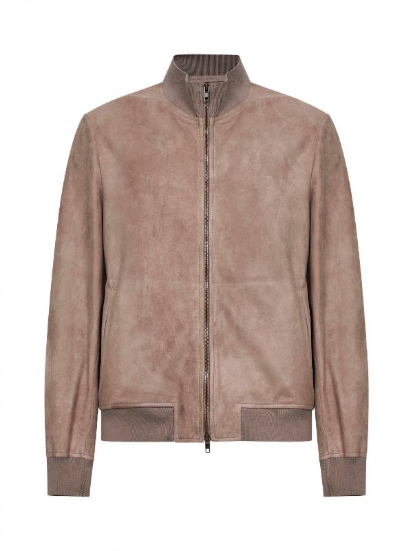  Salvatore Santoro Salvatore Santoro | Sand Suede Bomber Jacket | Man | 50 