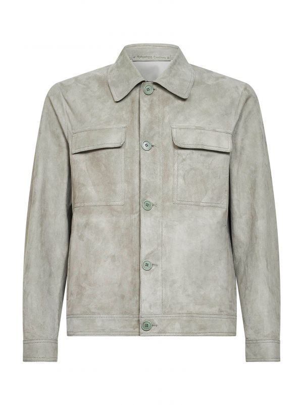  Salvatore Santoro Salvatore Santoro | Smoke Suede Jacket | Man | 50 