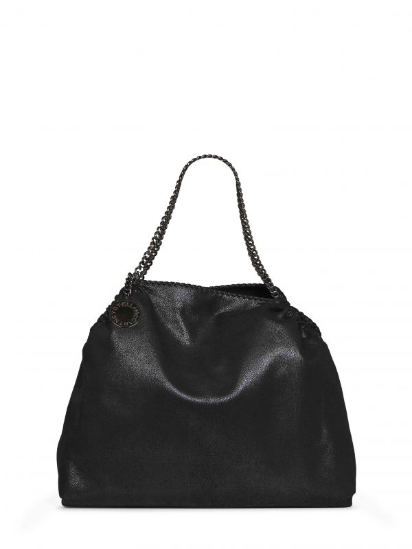  Stella Mccartney Stella Mccartney | Black Falabella Drawstring Tote Bag | Women | Pz 