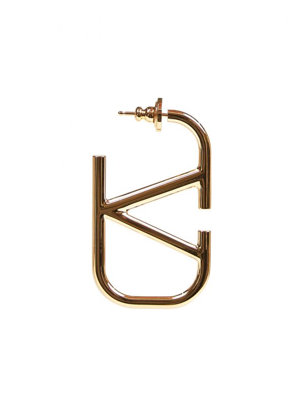  Valentino Garavani Valentino Garavani | Gold Metal Vlogo Signature Earrings |  | Pz 