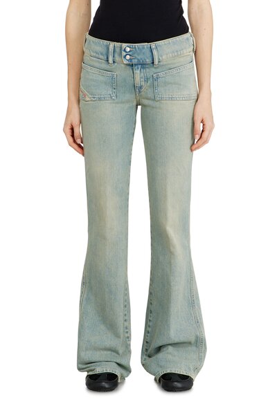  Diesel   Bootcut Jeans Low Waist D Hush   Jeans   Woman   Blue 