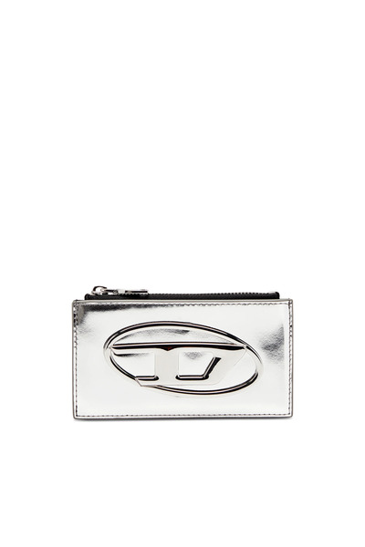  Diesel   Card Holder In Mirror Leather   Card Cases   Woman   Silver 