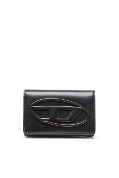  Diesel   Compact Leather Card Holder   Card Cases   Man   Black 