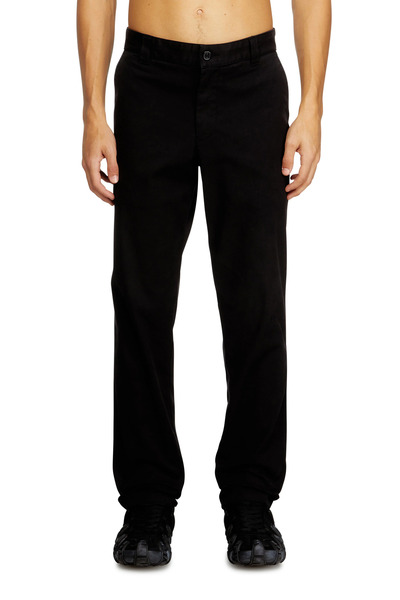  Diesel   Cotton Pants With Utility Loop   Pants   Man   Black 