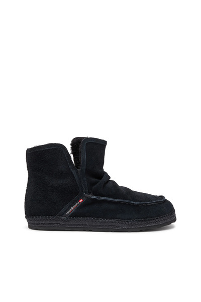  Diesel   D Lukas   Leather Ankle Boots With Internal Lining   Boots   Man   Black 