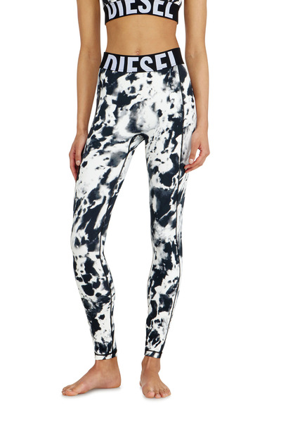  Diesel   Leggings In Printed Microfibre   Pants   Woman   Multicolor 